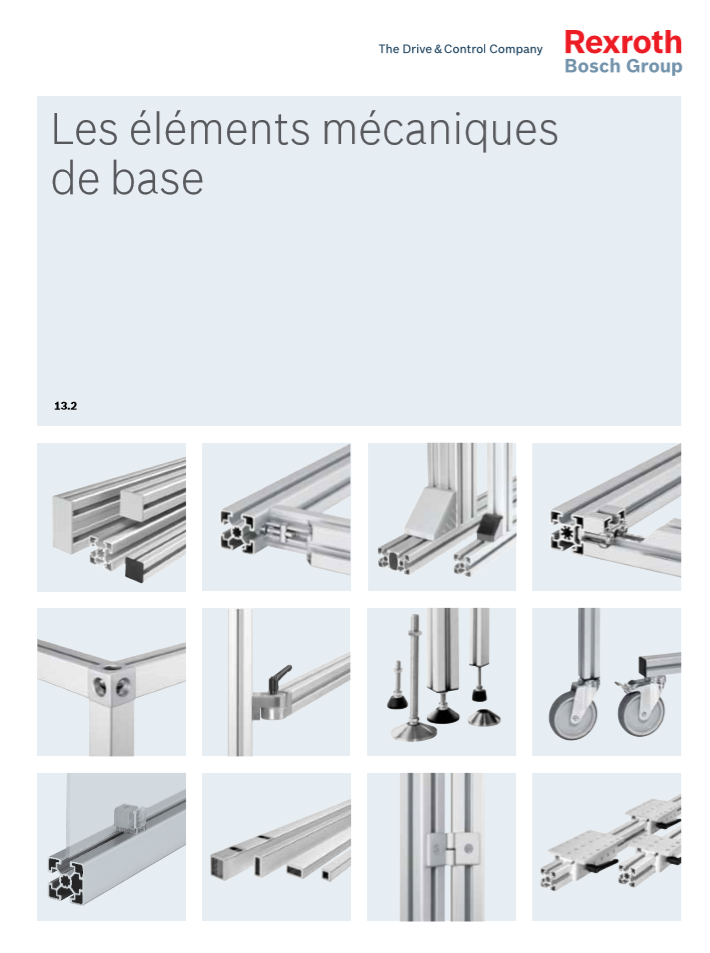 catalogue Bosch Rexroth profila aluminium technic-achat