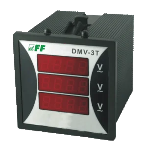 Ampèremètre 3 phases - LCD Mesure directe