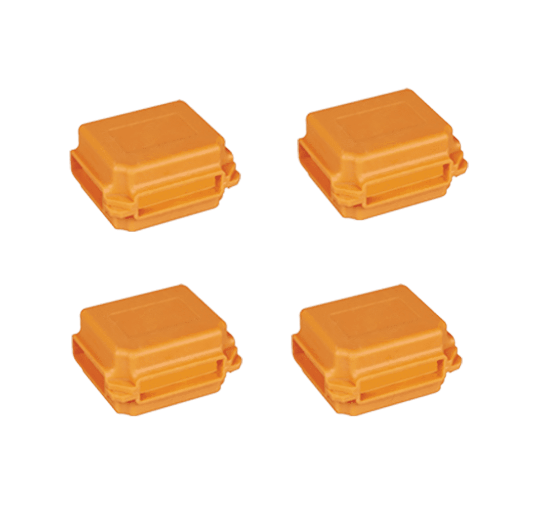 Boîte gel orange 4 pièces