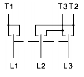 diagramme de connexion commutateur avec arret