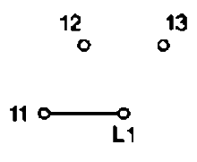 diagramme de connexions sélecteur rotatif 3 positions sans arret