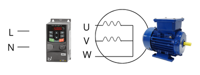schéma variateur monophasé
