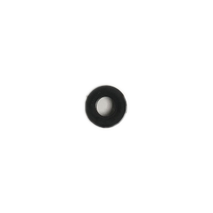 Bouton noir à trou