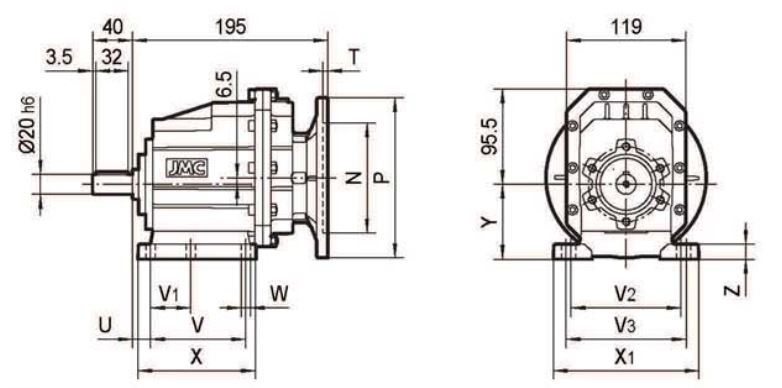 schéma réducteur HG20