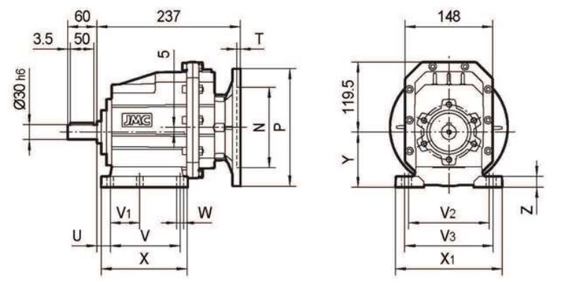 schéma réducteur HG20