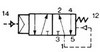 schema distributeur pneumatique monostable